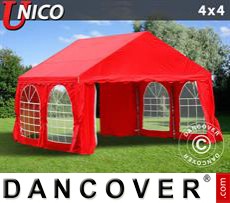 Tenda party UNICO 4x4m, Rosso