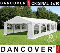 Tenda party 5x10m PVC, Arched, Bianco